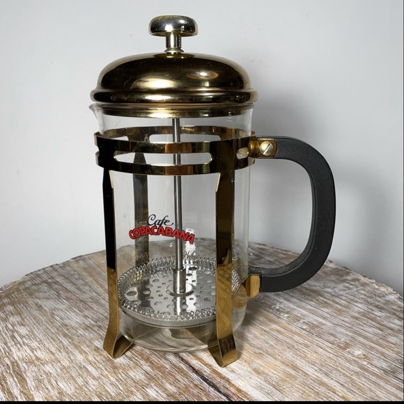Cafe Copacabana Glass French coffee press gold - Picture 13 of 13